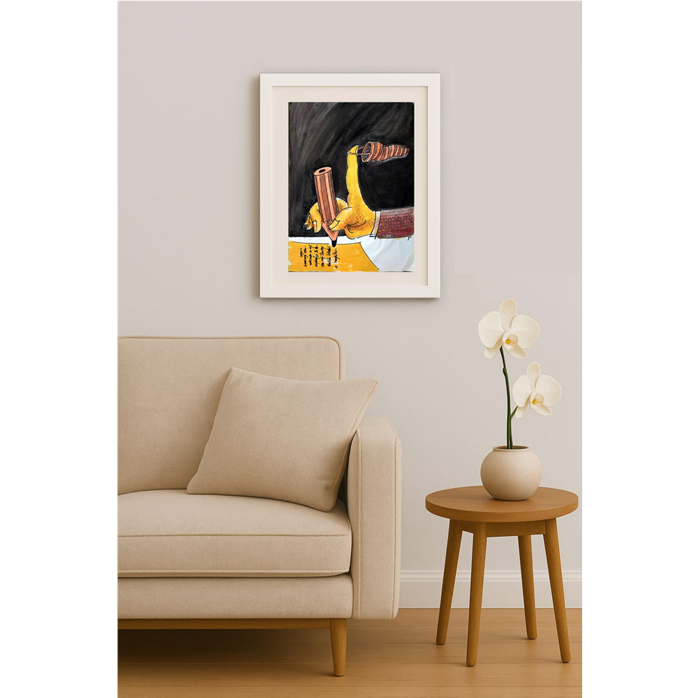 Ignjat Gatalo 43x30cm Orijinal Karikatür BOD00227
