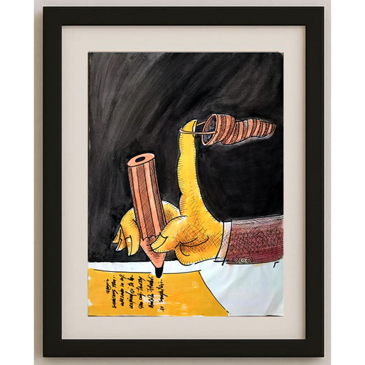 Ignjat Gatalo 43x30cm Orijinal Karikatür BOD00227