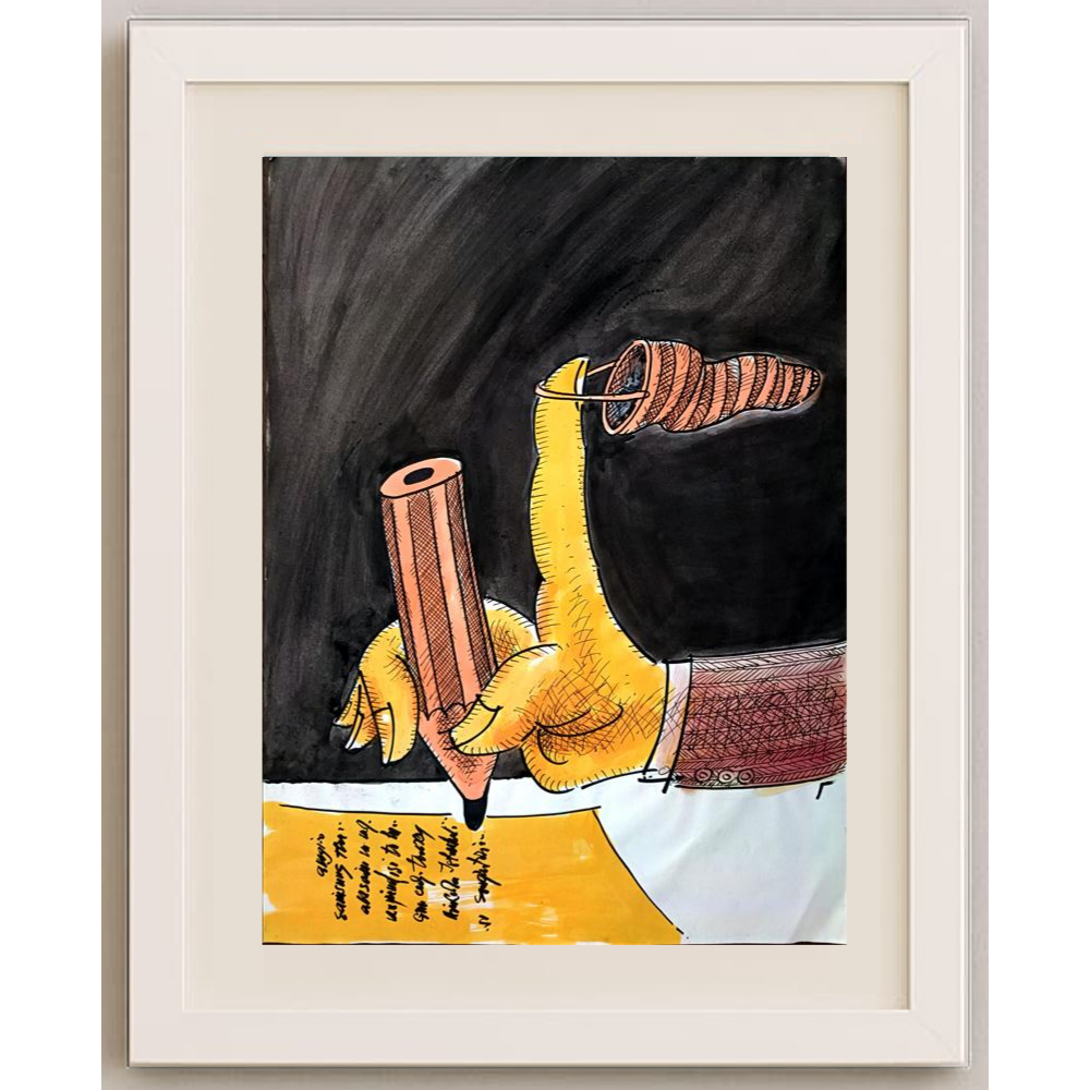Ignjat Gatalo 43x30cm Orijinal Karikatür BOD00227