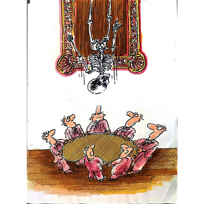 Ignjat Gatalo 43x30cm Original Cartoon BOD00228