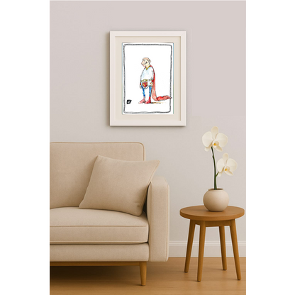 Ion Barbu 35x25cm Orijinal Karikatür BOD00245