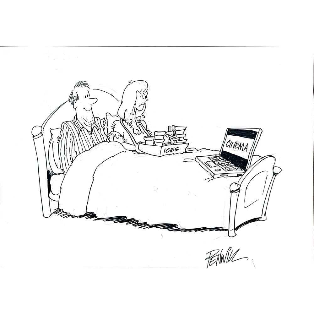 Roger Penwill 35x25cm Original Cartoon BOD00247