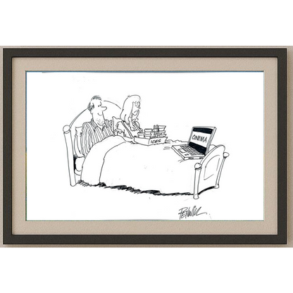 Roger Penwill 35x25cm Original Cartoon BOD00247
