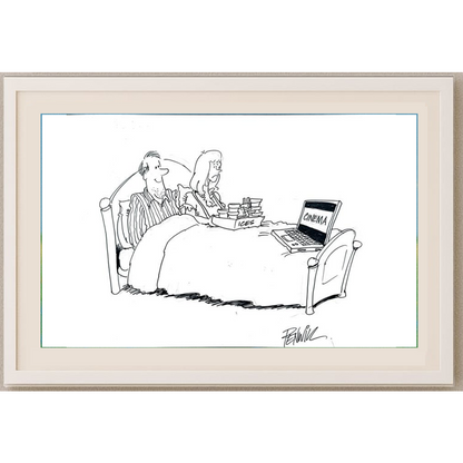 Roger Penwill 35x25cm Original Cartoon BOD00247