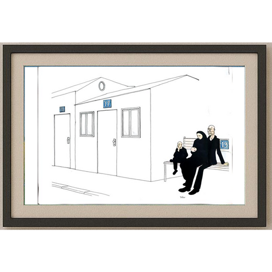 Hrvese Kovacevic 43x30cm Orijinal Karikatür BOD00249