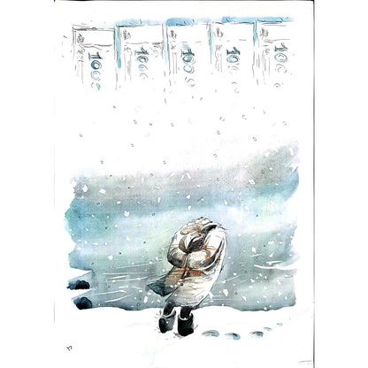 Viacheslav Bibishev 43x30cm Orijinal Karikatür BOD00250