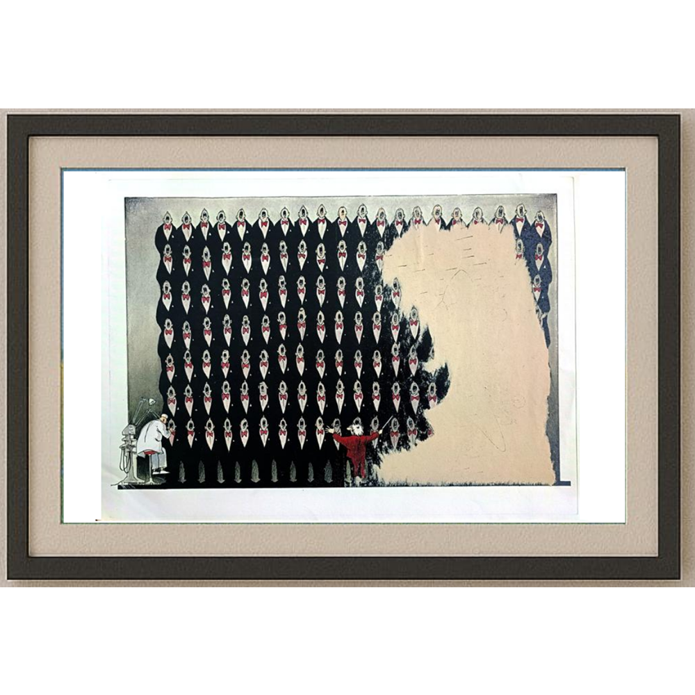 Drozdov Dmitriy 43x30cm Orijinal Karikatür BOD00252