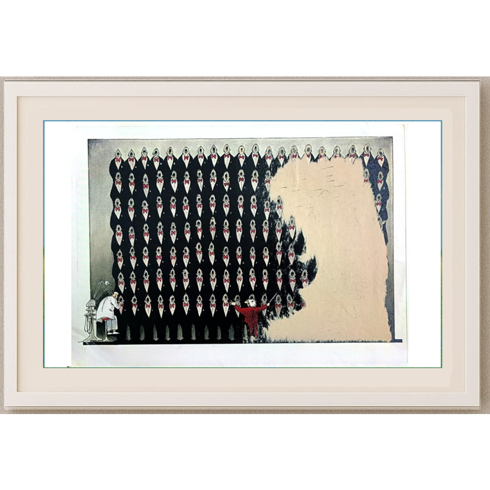 Drozdov Dmitriy 43x30cm Orijinal Karikatür BOD00252