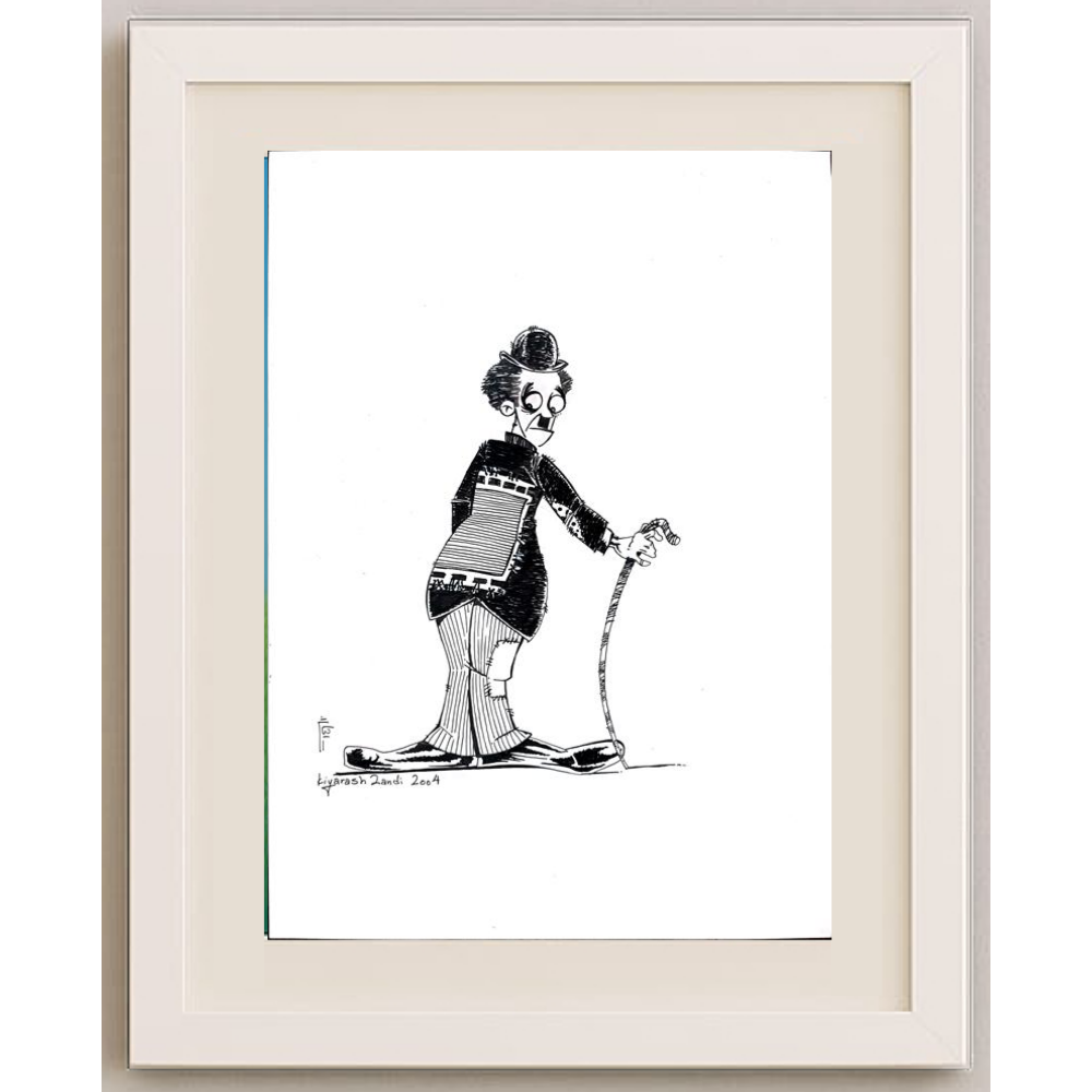 Kiyarash Zandi 36x26cm Orijinal Karikatür BOD00255