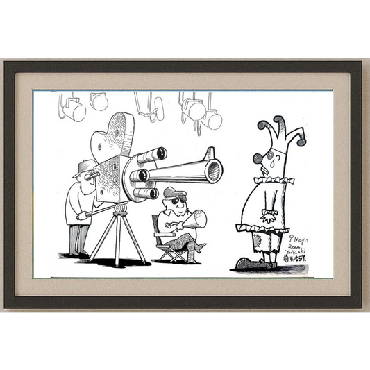 Yoshiaki Yokota 36x26cm Original Cartoon BOD00256