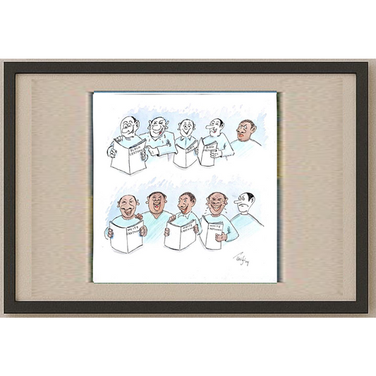 Bossena Philippe 30x30cm Original Cartoon BOD00258