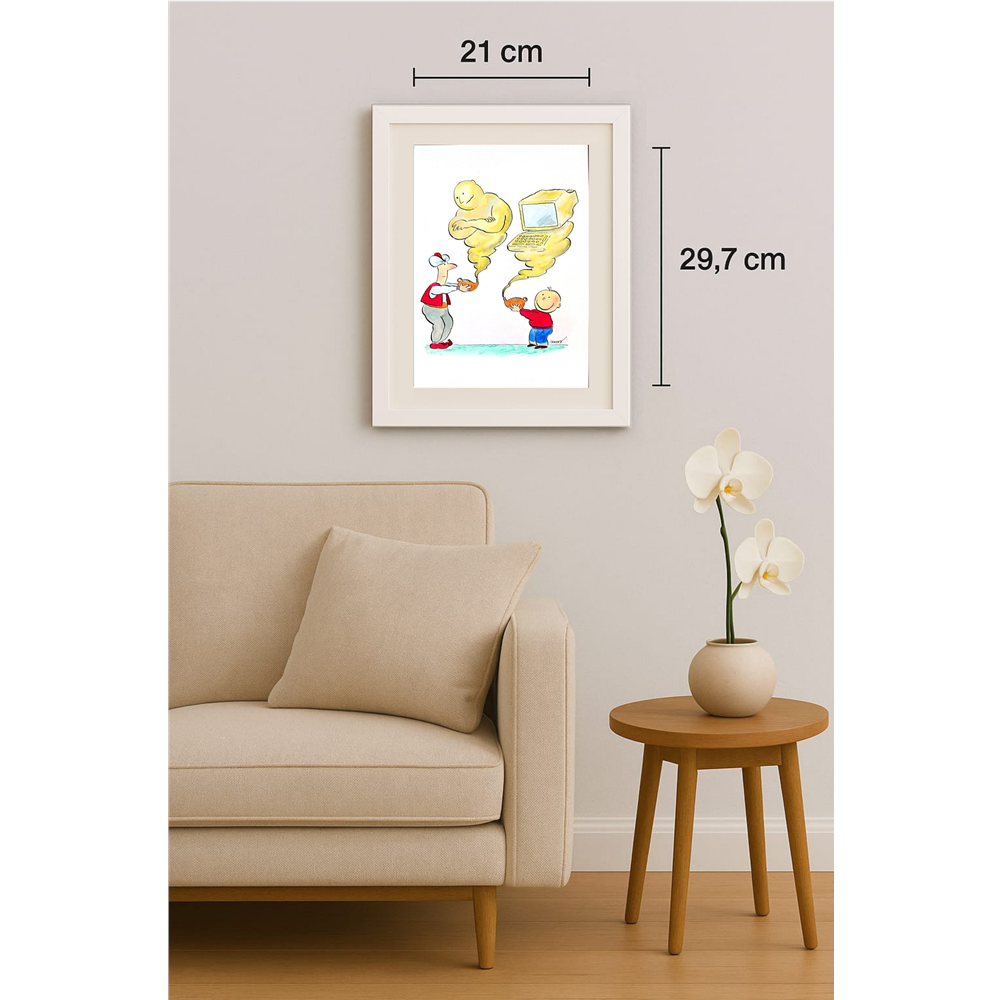 Ivan Haramija 29x21cm Original Cartoon BOD00263