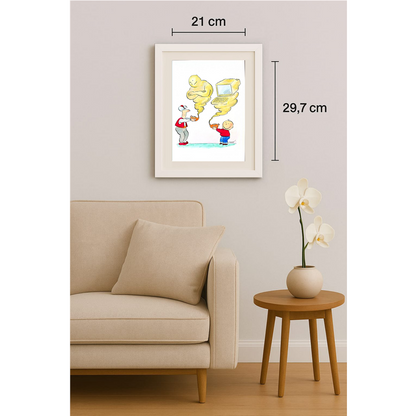 Ivan Haramija 29x21cm Original Cartoon BOD00263