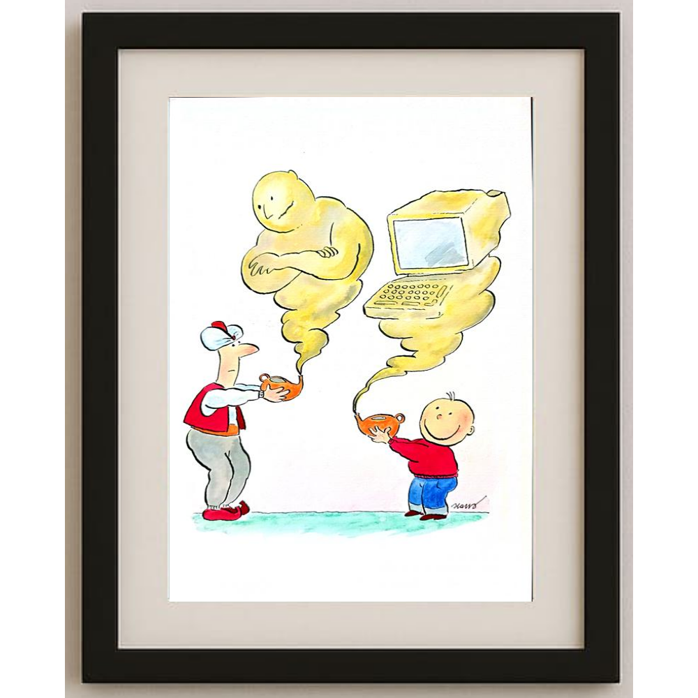 Ivan Haramija 29x21cm Original Cartoon BOD00263