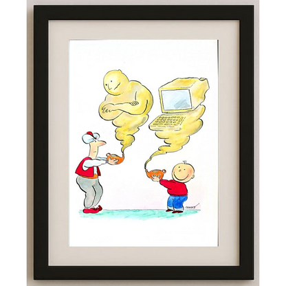 Ivan Haramija 29x21cm Original Cartoon BOD00263