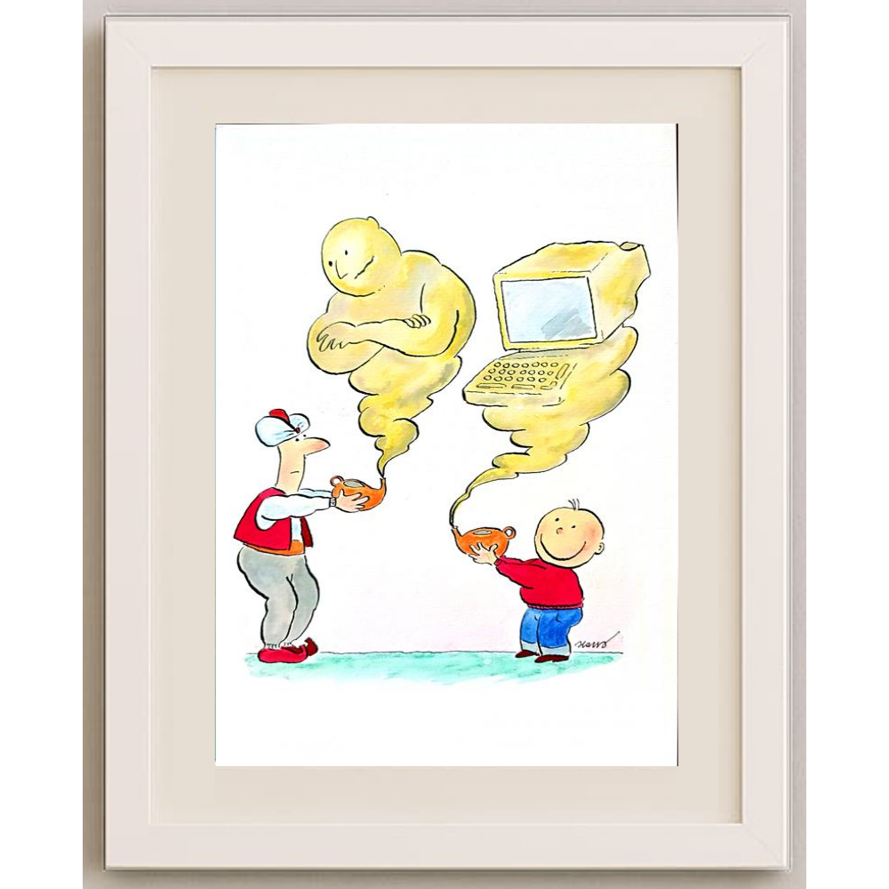Ivan Haramija 29x21cm Original Cartoon BOD00263