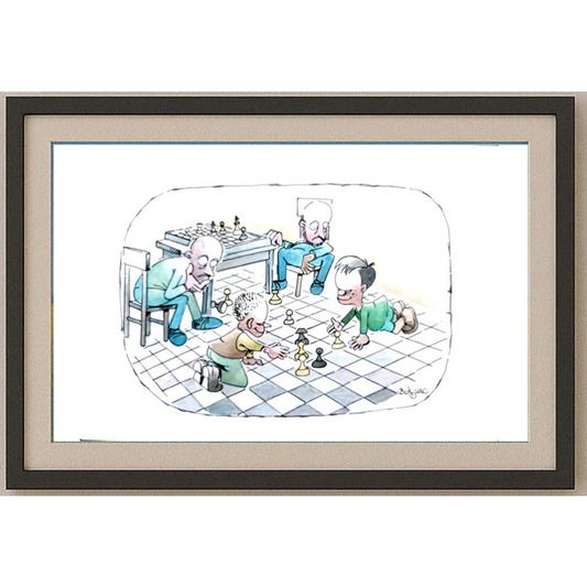Milan Bukovac 29x21cm Original Cartoon BOD00264
