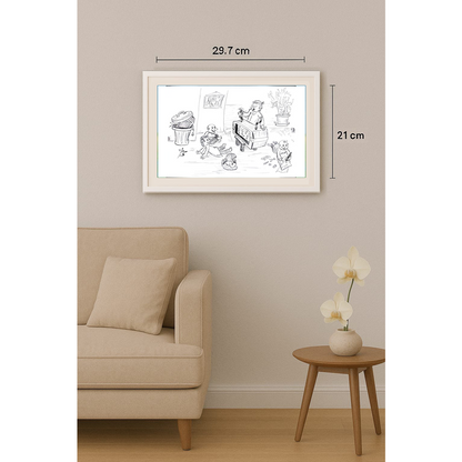 Abolfazl Mortazavi 29x21cm Original Cartoon BOD00266