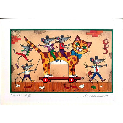 Maya Tcholakova 29x21cm Orijinal Karikatür BOD00269