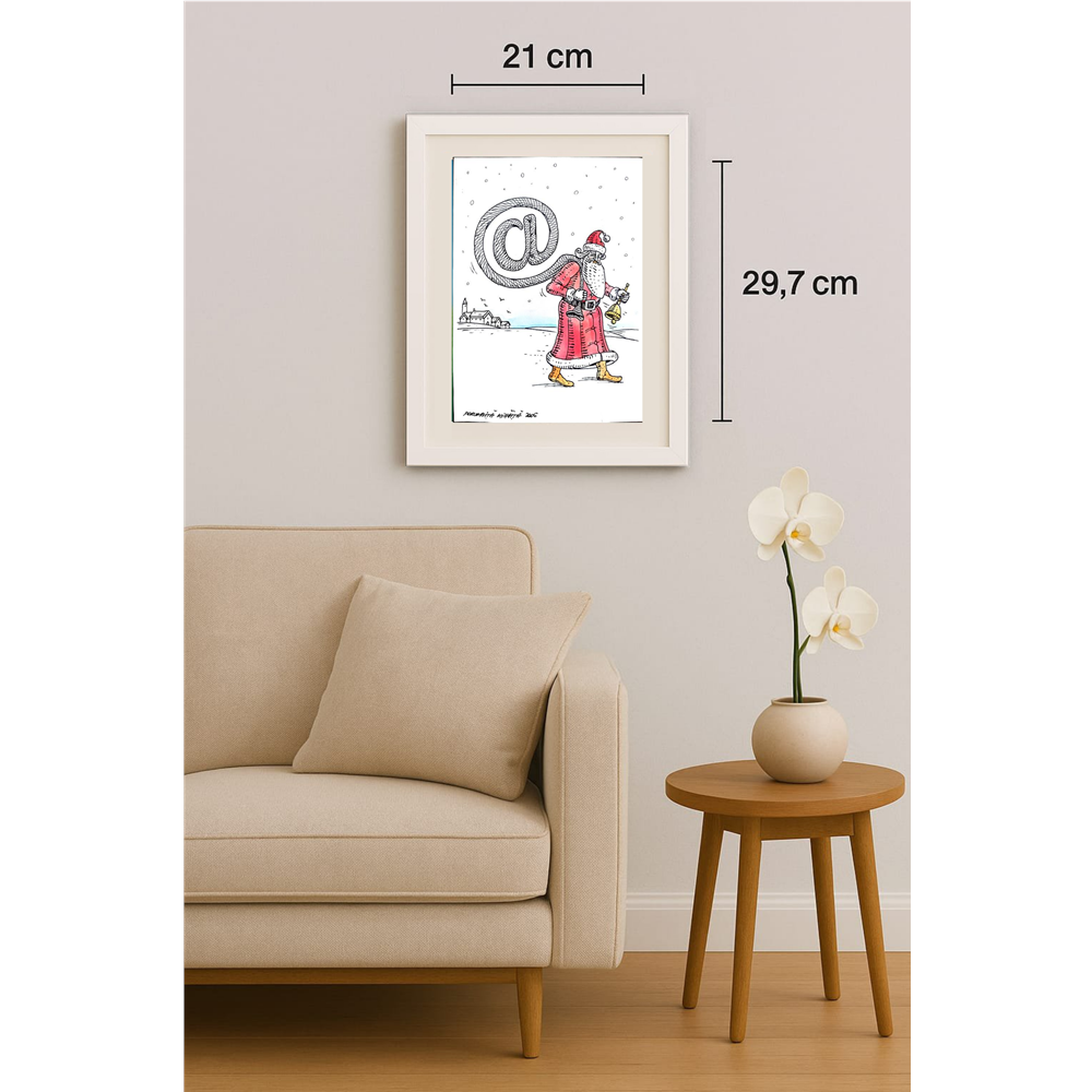 Mihaita Porumbita 29x21cm Original Cartoon BOD00272
