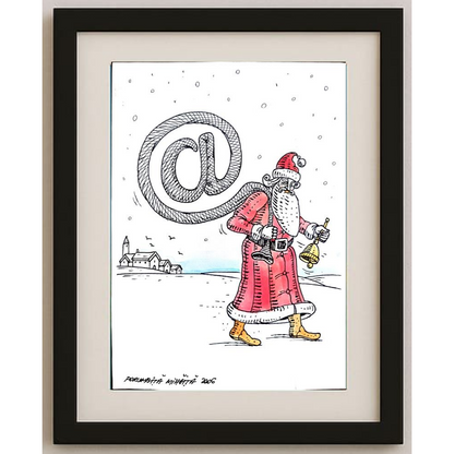 Mihaita Porumbita 29x21cm Original Cartoon BOD00272