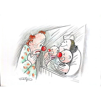 Wolfgang Schlegel 29x21cm Original Cartoon BOD00273