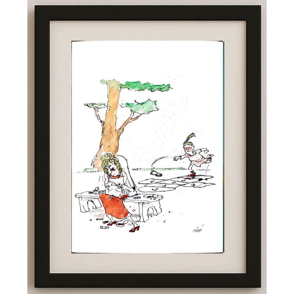 Georgijevski Miroslav 29x21cm Original Cartoon BOD00274
