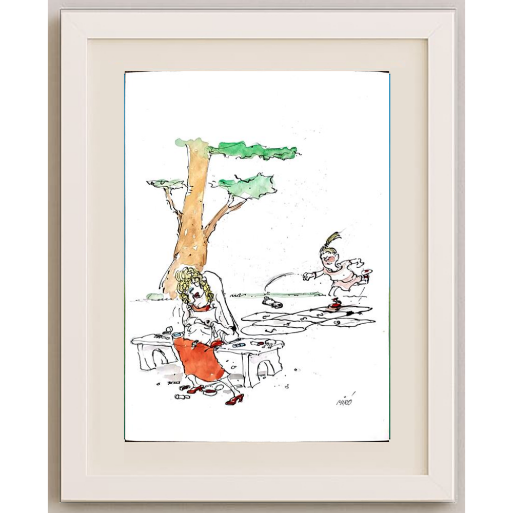 Georgijevski Miroslav 29x21cm Original Cartoon BOD00274