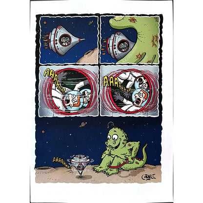 Santiago Cornejo 29x21cm Original Cartoon BOD00275