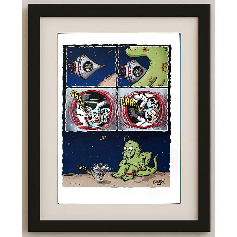Santiago Cornejo 29x21cm Original Cartoon BOD00275