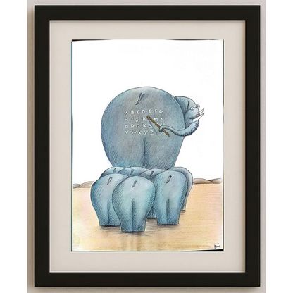Masoud Ziaei Zardkhashoei 29x21cm Orijinal Karikatür BOD00276