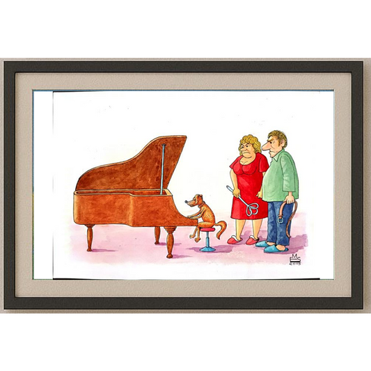 Eshonkulov Maxmudjon 29x21cm Orijinal Karikatür BOD00277