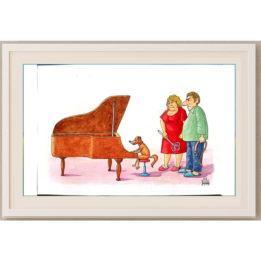 Makhmudjon Eshonkulov 29x21cm Original Cartoon BOD00277