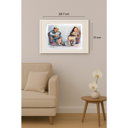 Ali Mardomi 29x21cm Original Cartoon BOD00278