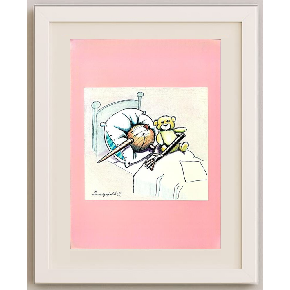 Sasha Dimitrijevic 29x21cm Original Cartoon BOD00282