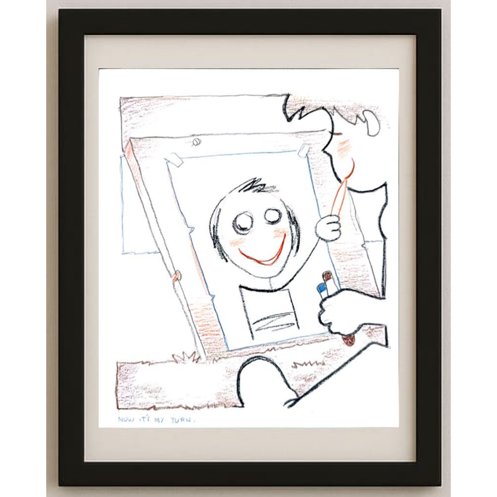 Terry Wilson 25x21cm Orijinal Karikatür BOD00284