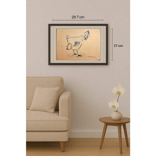 Chernyshev Nickolay 29x21cm Original Cartoon BOD00288