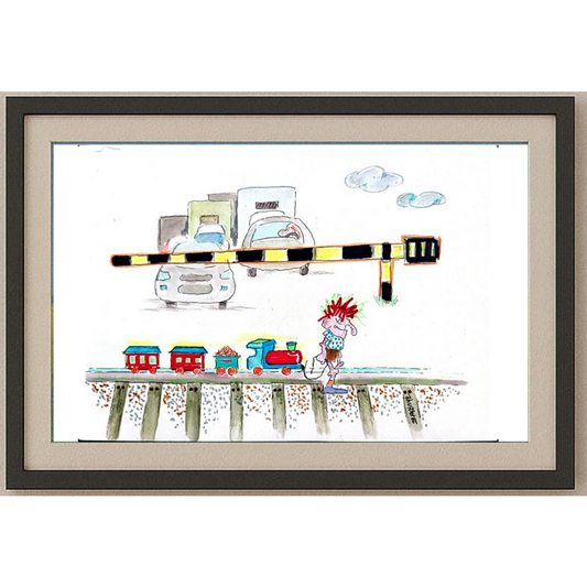 Bakoulis Seerafim 43x15cm Original Cartoon BOD00293