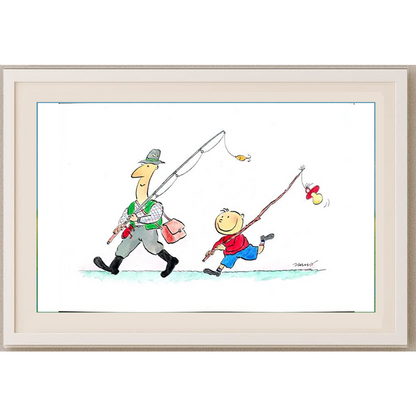 Ivan Haramija 29x21cm Orijinal Karikatür BOD00294