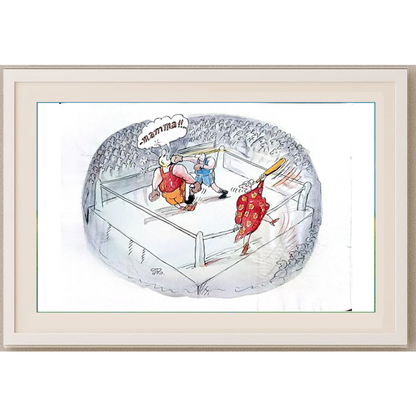 Pyotr Kulinich 29x21cm Original Cartoon BOD00296