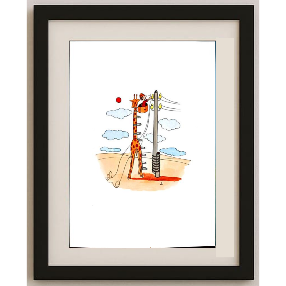 Alexei Talimonov 29x21cm Original Cartoon BOD00304