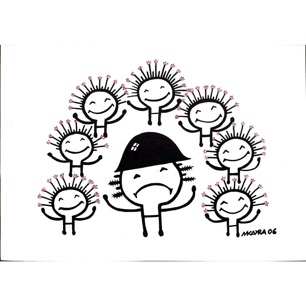 Musa Kayra 29x21cm Original Cartoon BOD00306