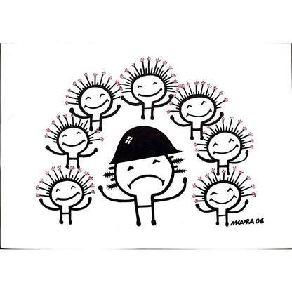 Musa Kayra 29x21cm Original Cartoon BOD00306