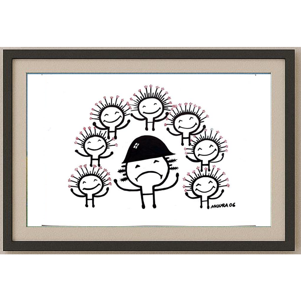 Musa Kayra 29x21cm Original Cartoon BOD00306