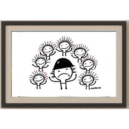 Musa Kayra 29x21cm Original Cartoon BOD00306