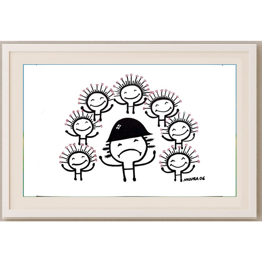 Musa Kayra 29x21cm Original Cartoon BOD00306