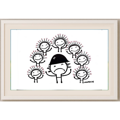 Musa Kayra 29x21cm Original Cartoon BOD00306