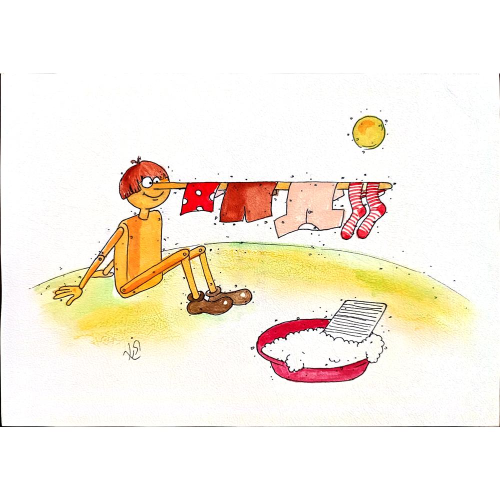 Rana Ghassemi 29x21cm Original Cartoon BOD00307