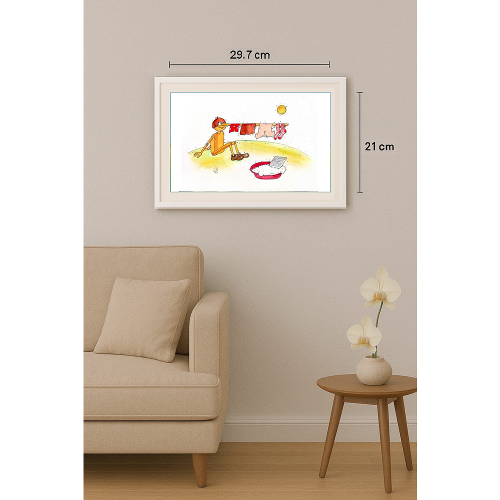 Rana Ghassemi 29x21cm Original Cartoon BOD00307