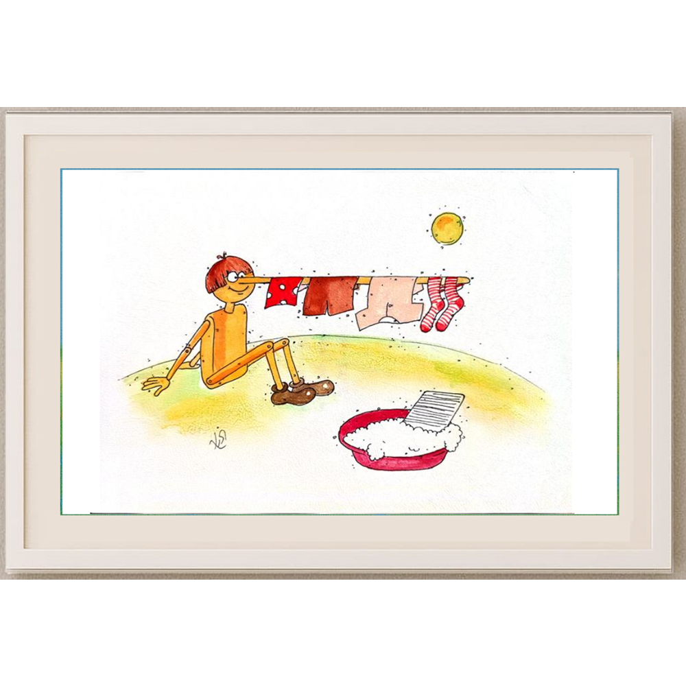 Rana Ghassemi 29x21cm Original Cartoon BOD00307